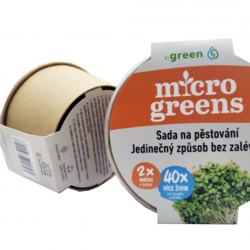 Microgreens set hořčice bílá (2ks semínek)
