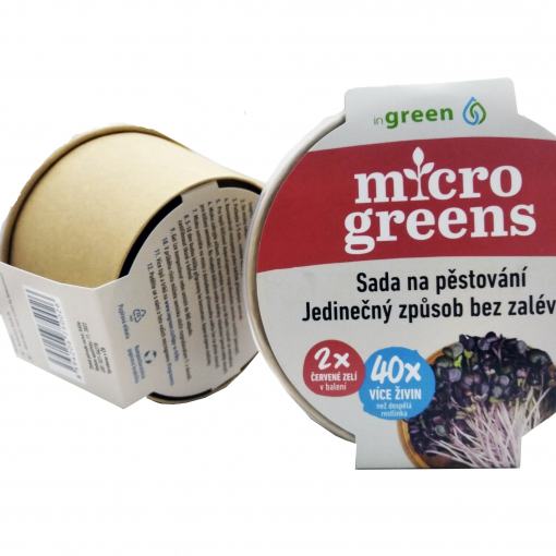 Microgreens set červené zelí (2ks semínek)
